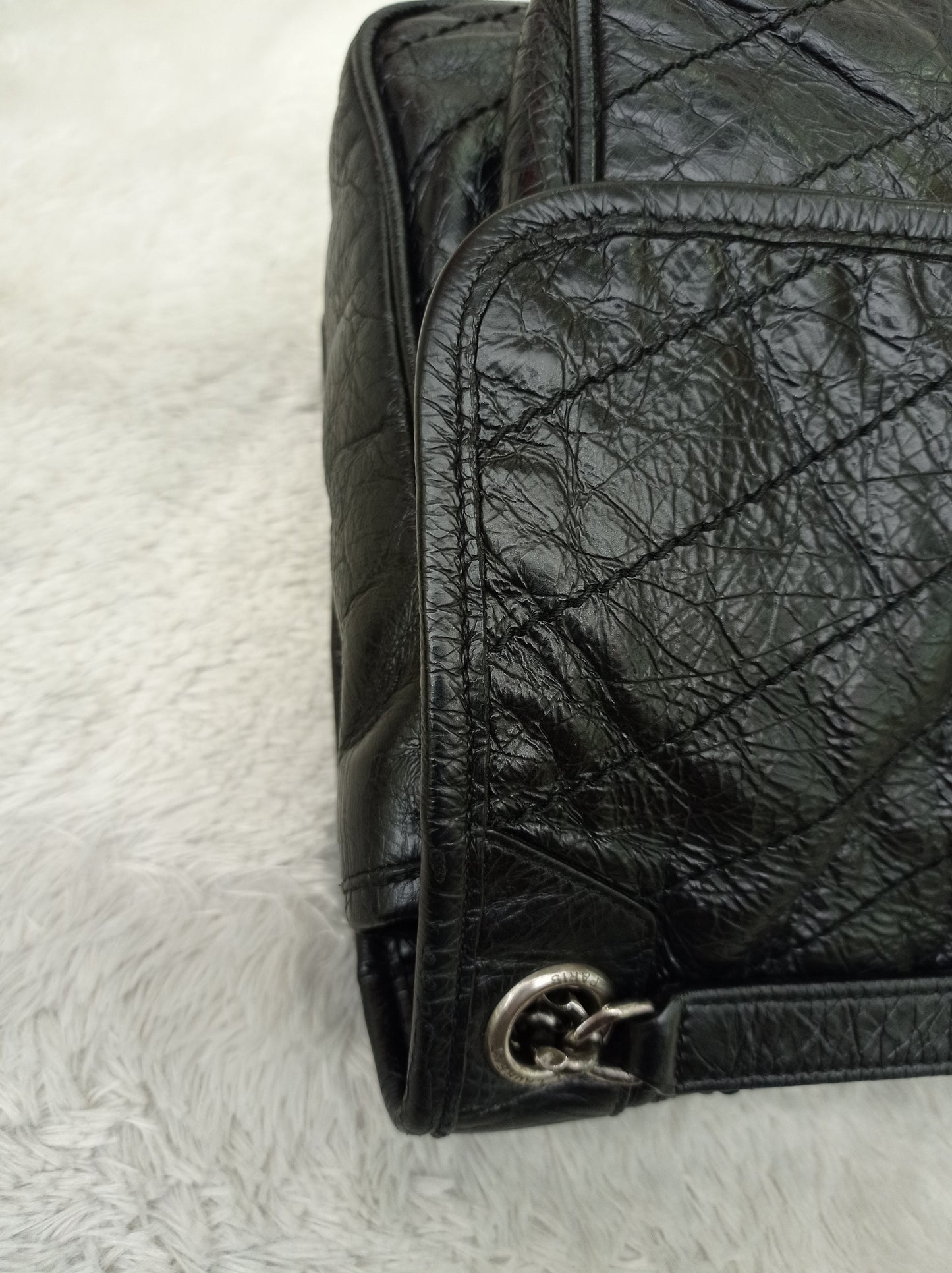 YsL Niki Medium Calfskin Black RHW 2018