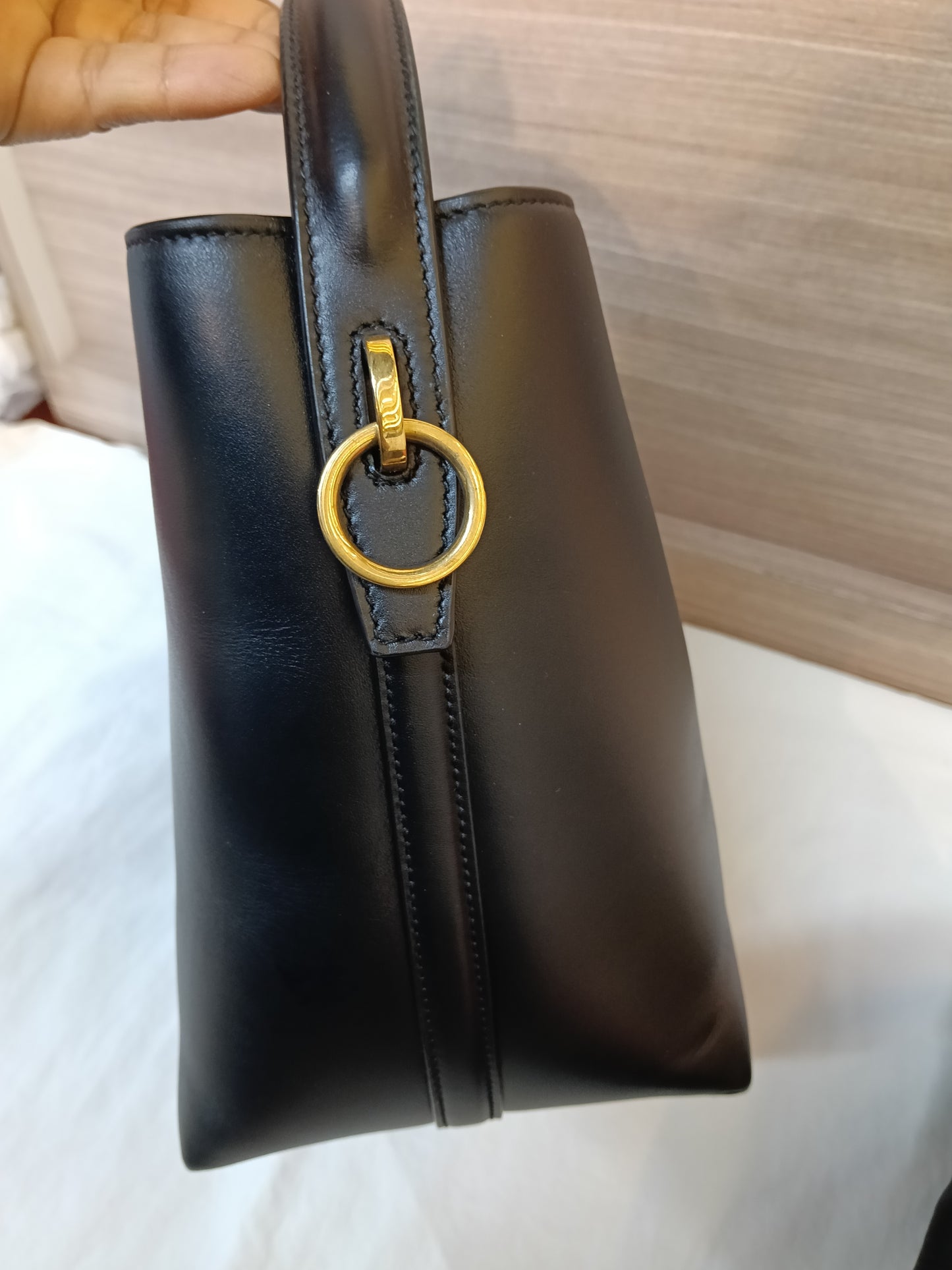 YsL Le37 Small Calfskin Black GHW 2023