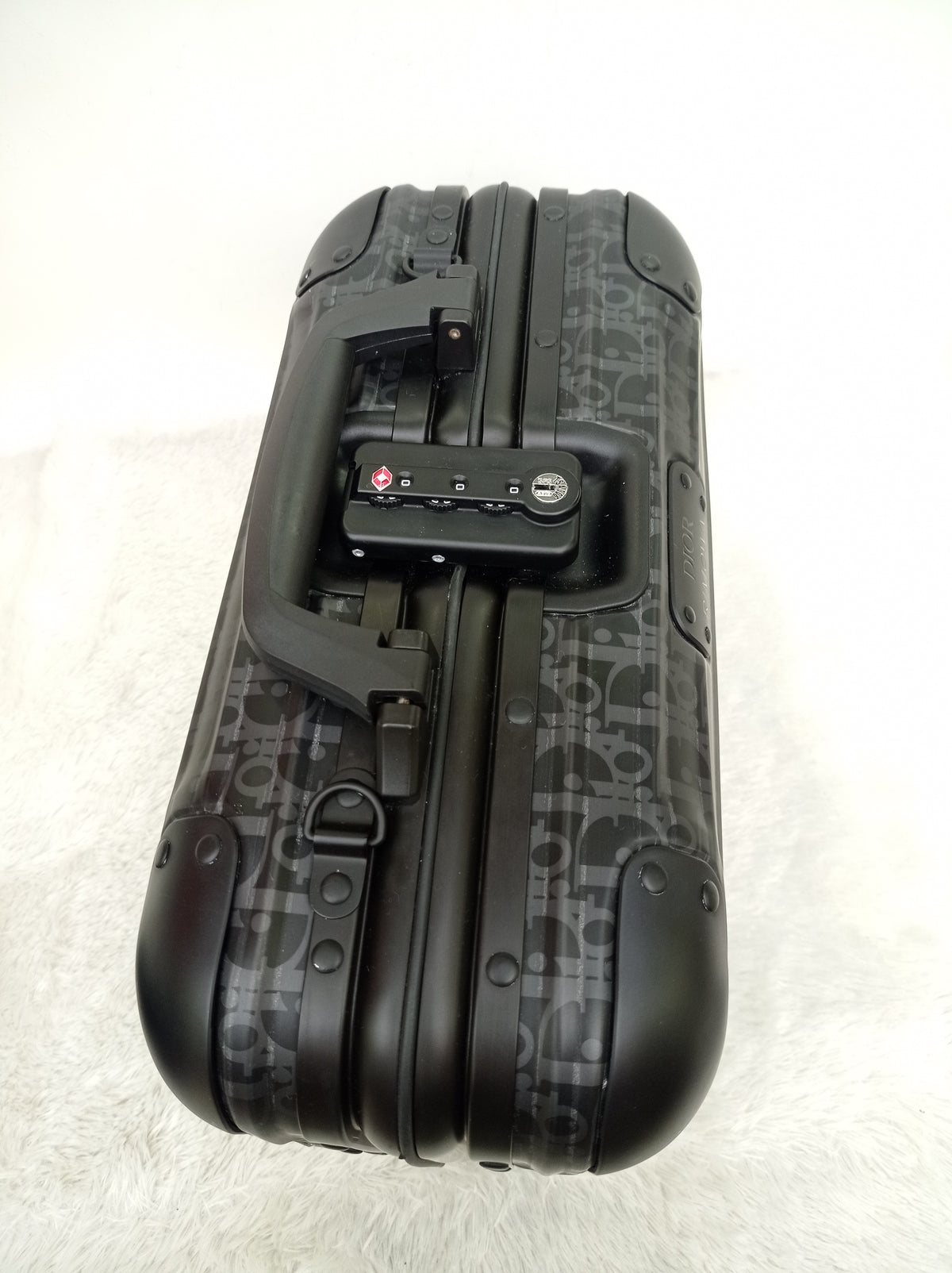 Dior X Rimowa Carry On Case Aluminium Oblique Black 2020