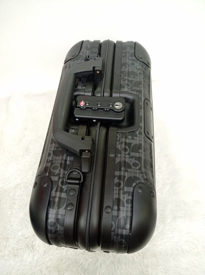 Dior X Rimowa Carry On Case Aluminium Oblique Black 2020