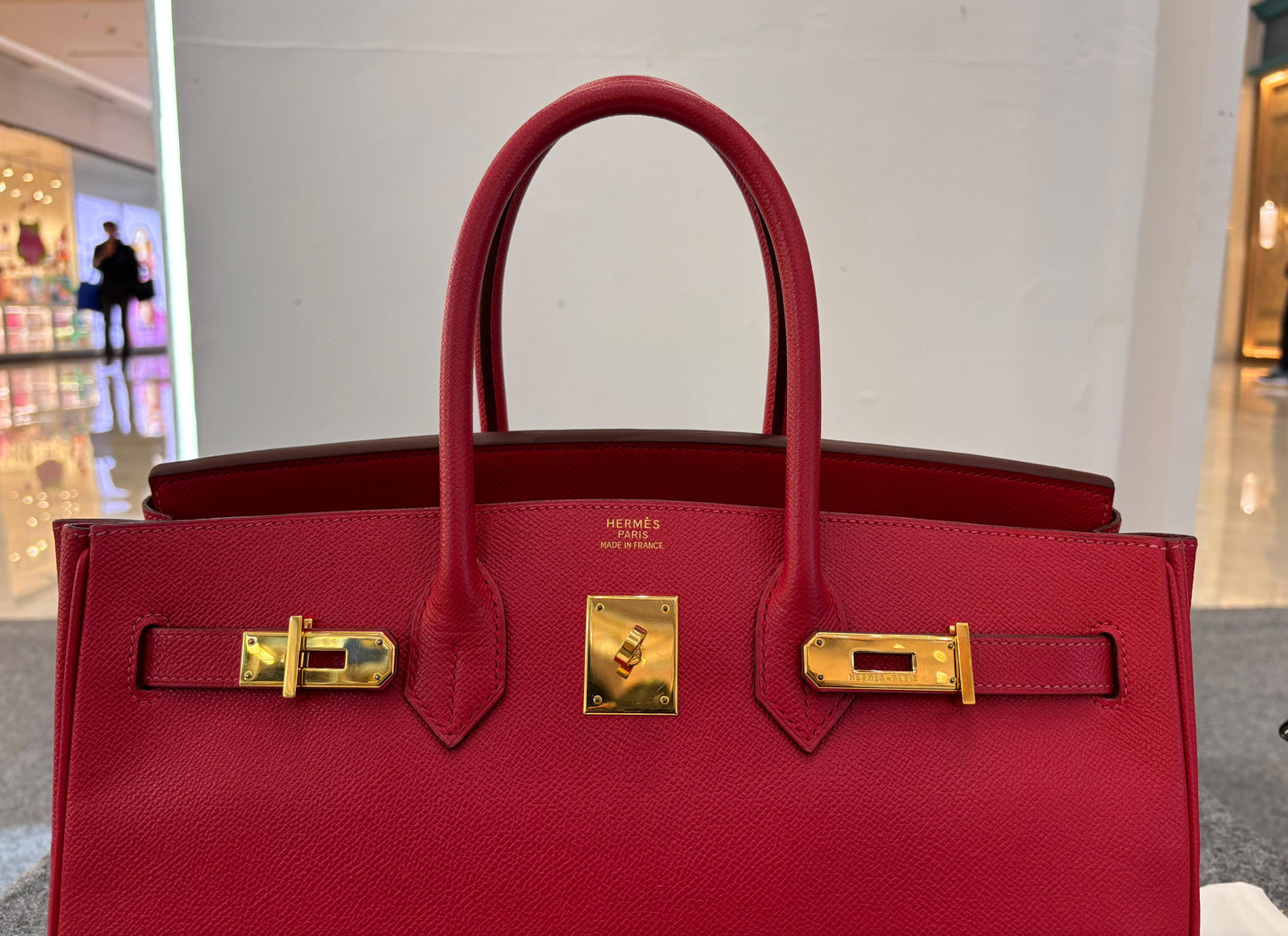 B35 Epsom Ferrari Red GHW #G square