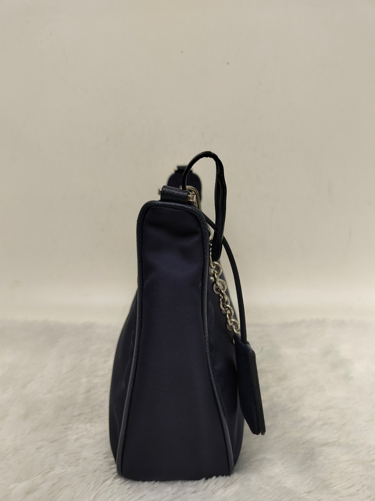 Prada Multi Pochette Re Edition Nylon Navy SHW