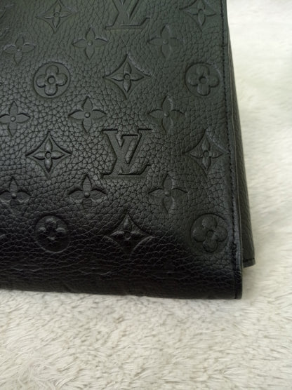 LV S Lock A4 Pouch Monogram Empreinte Black (CHIP)