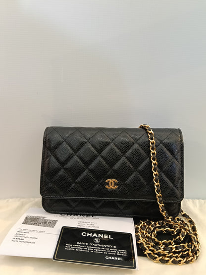 Chanel WOC Caviar Black GHW #29