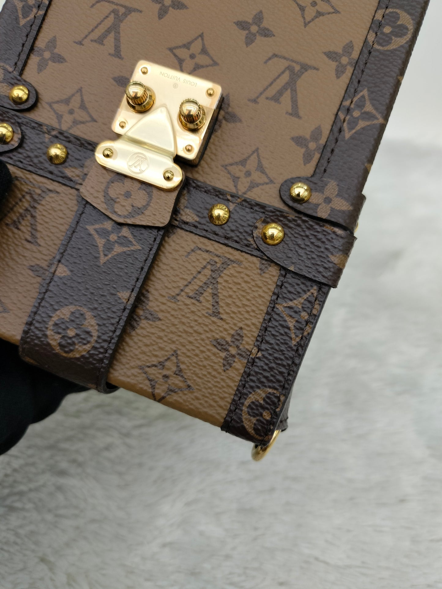 LV Pochette Trunk Vertical Monogram Reverse 2019