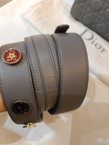Lady Dior Small Lamb Grey GHW 2019