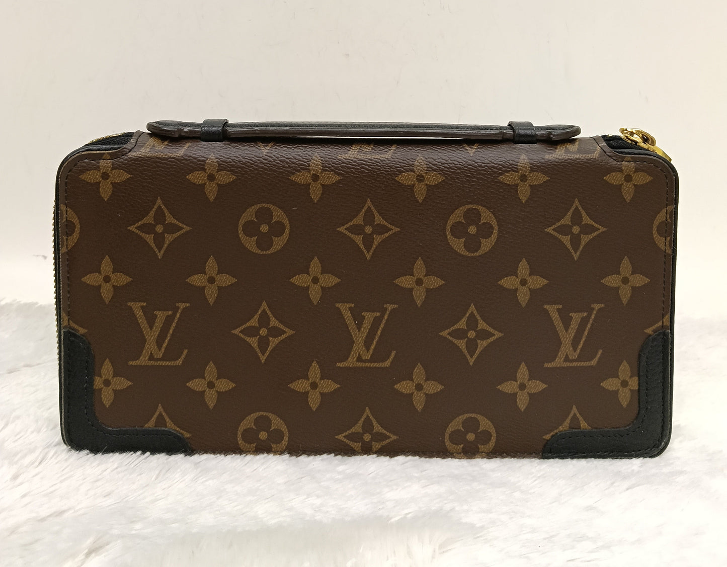 LV Zippy Retiro Organizer Wallet Monogram Noir