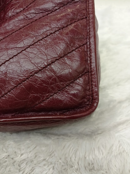 YsL Niki Medium Calfskin Burgundy RHW 2018