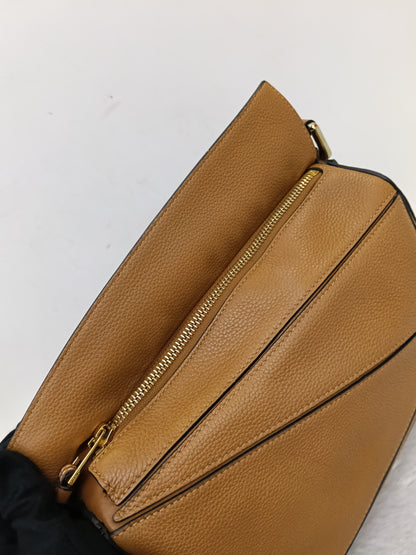 Loewe Puzzle Small Grained Caramel SHW 2020