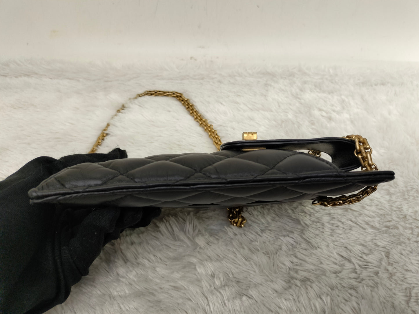 Chanel Reissue Phone Case Small Calfskin Black GHW #30