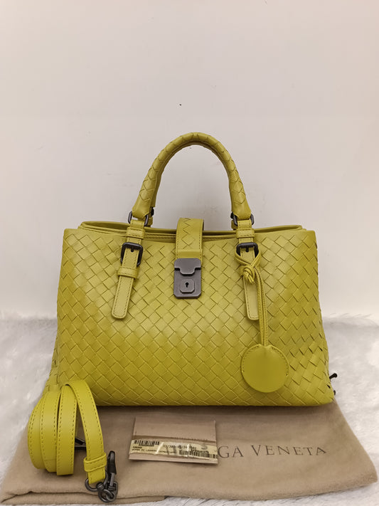 Bottega Veneta Roma Tote Small Lime RHW