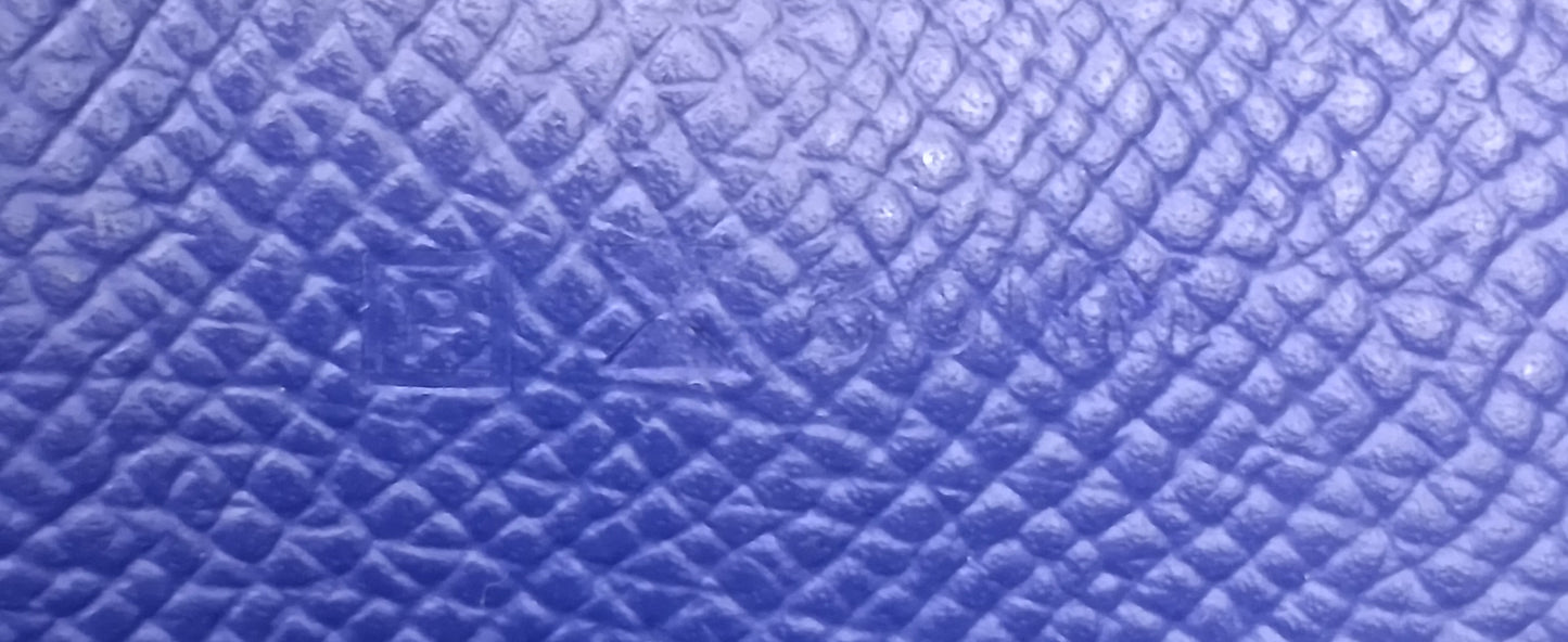 Hermes Azap Long Wallet Epsom Blue Saphire PHW #P square