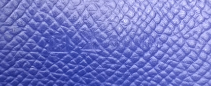 Hermes Azap Long Wallet Epsom Blue Saphire PHW #P square