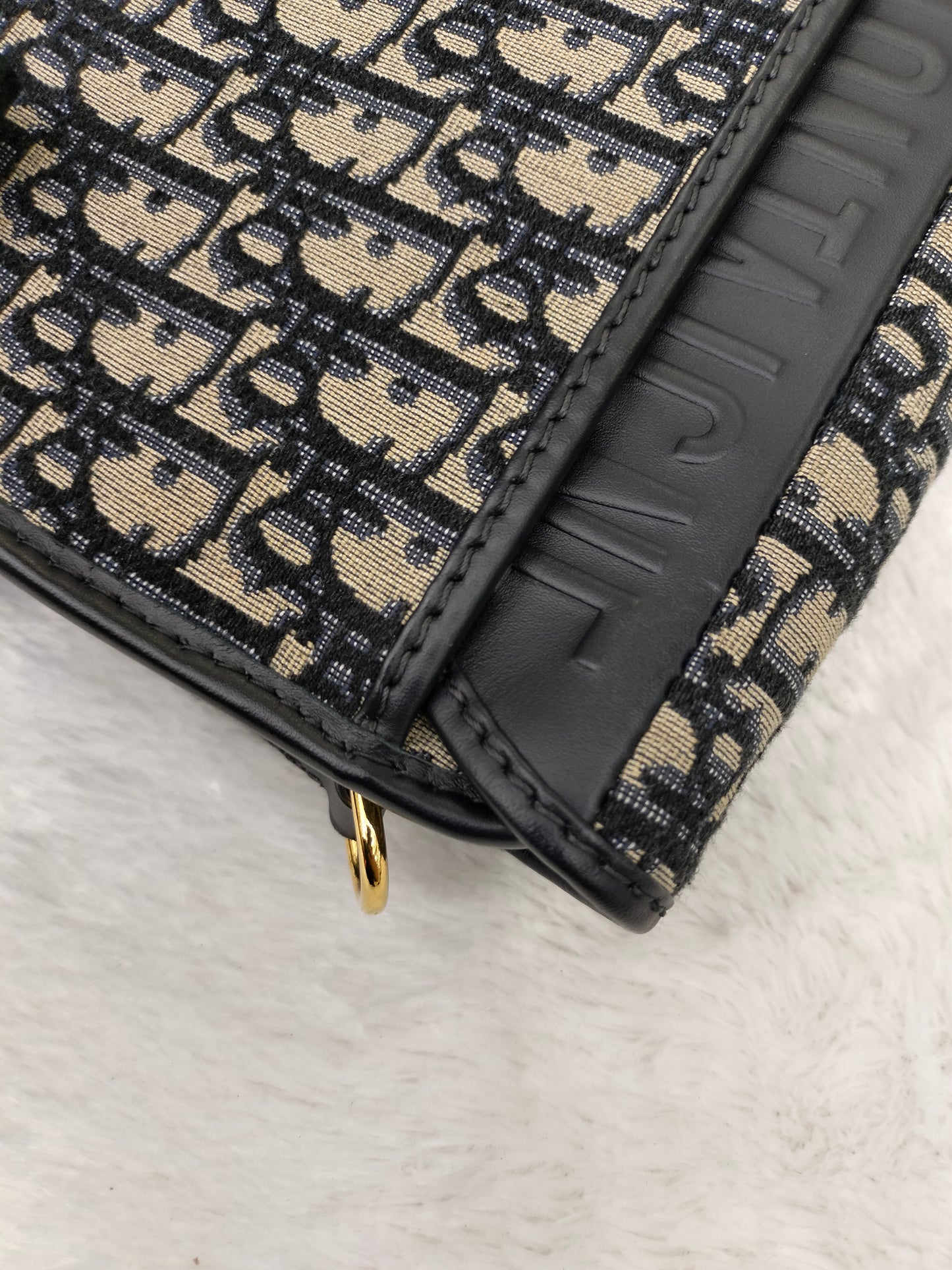 Dior Bobby Medium Oblique Navy GHW 2020