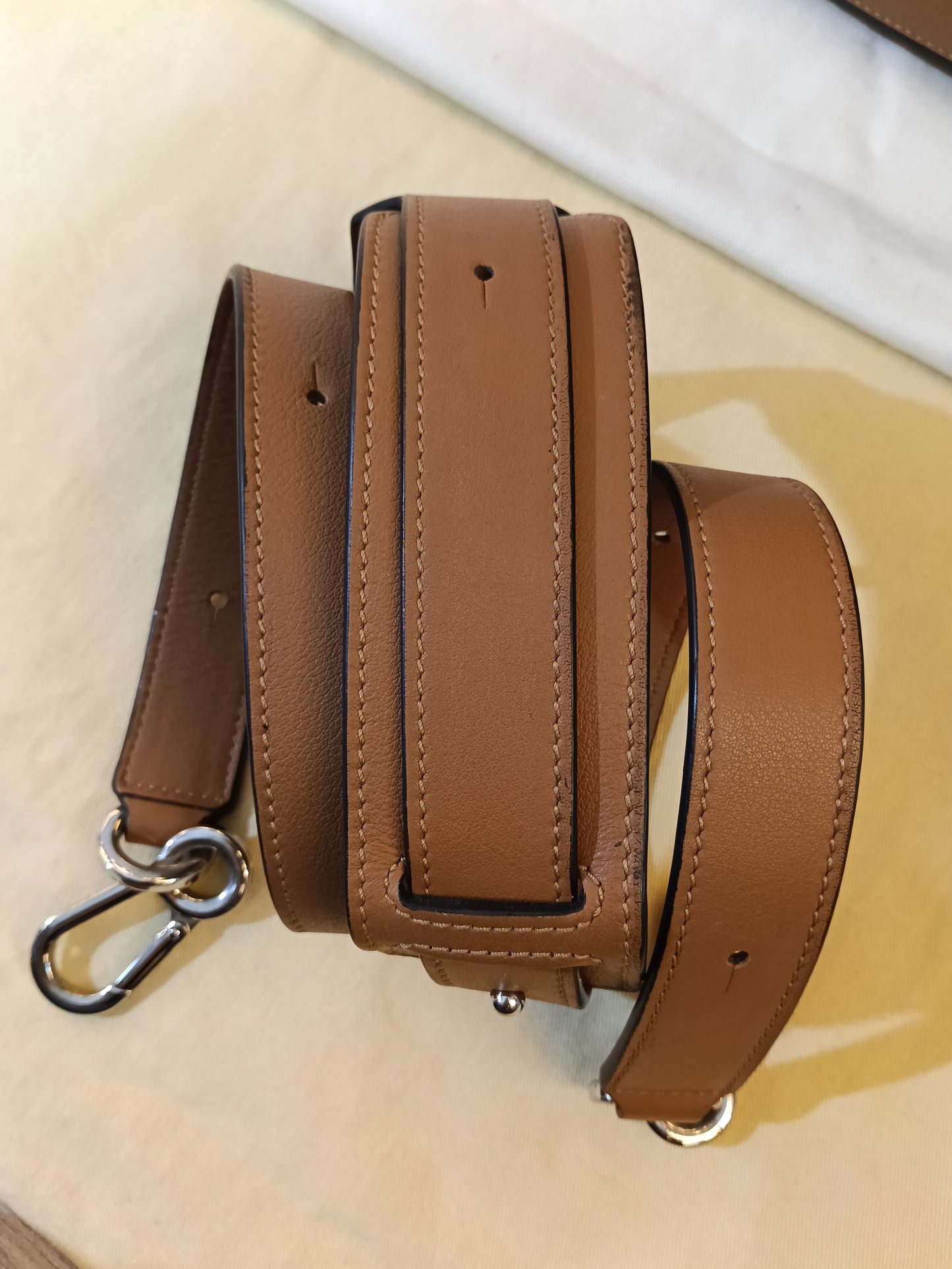 Loewe Puzzle Medium Tan SHW 2018