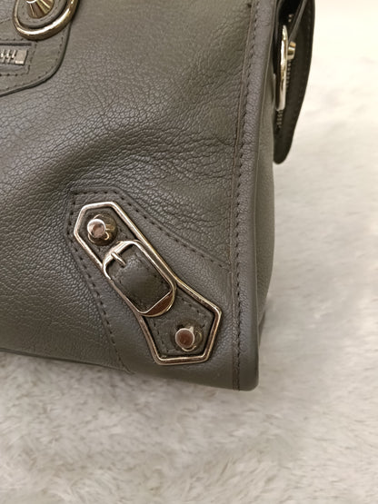Balenciaga Small City Edge Grey SHW 2017