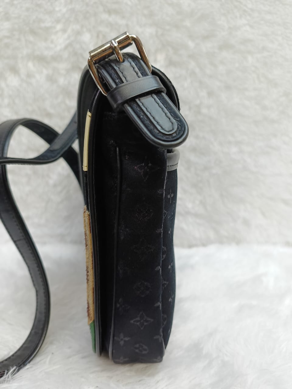 LV Conte de Fees Musette Black Silk Monogram 2002