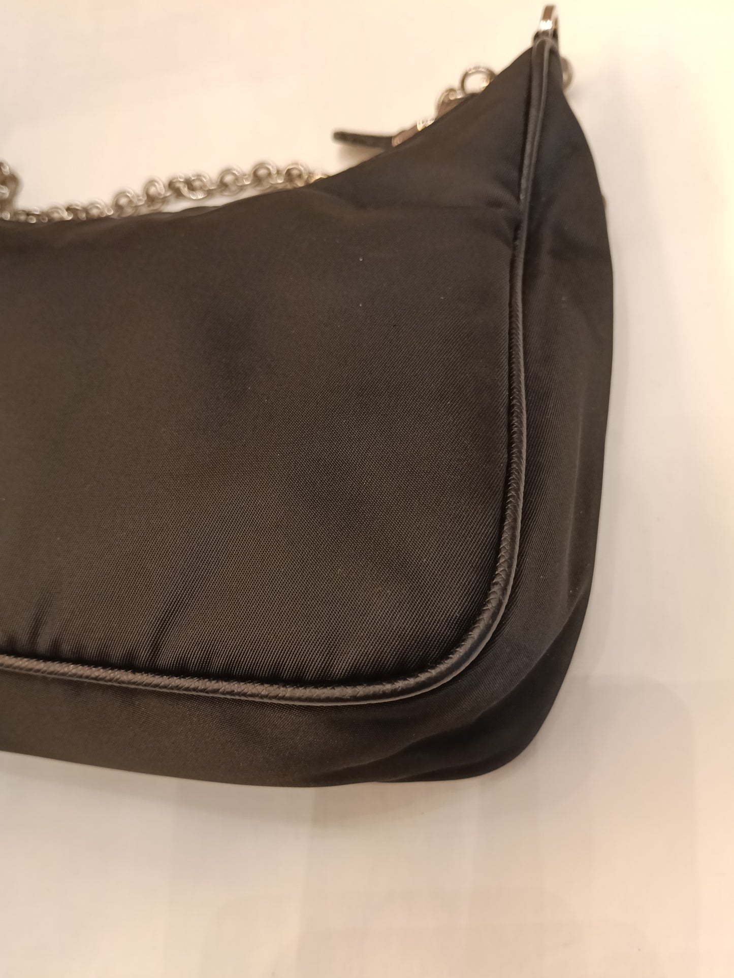 Prada Re Edition Multi Pochette Nylon Black SHW
