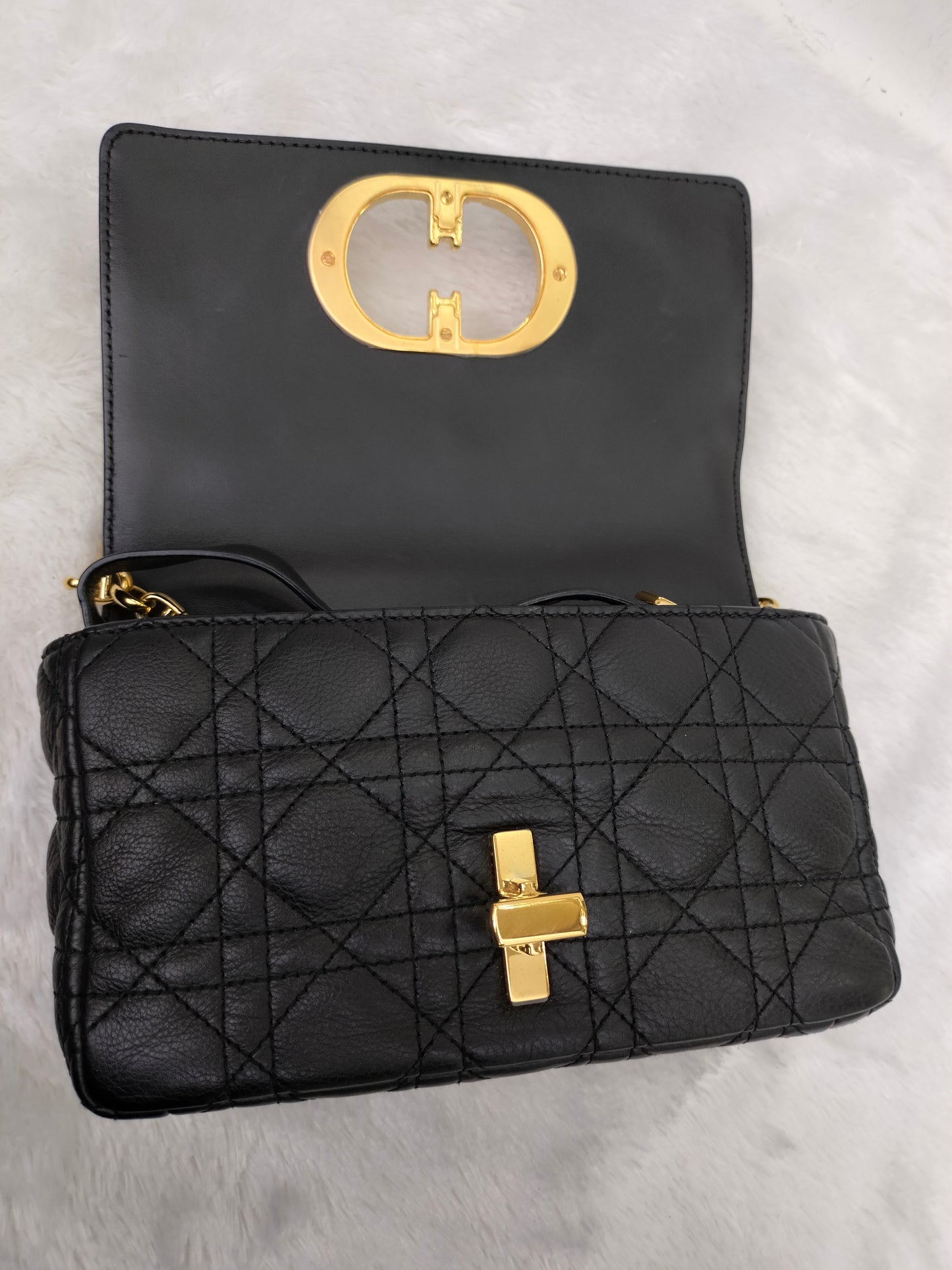 Dior Caro Small Black GHW 2021