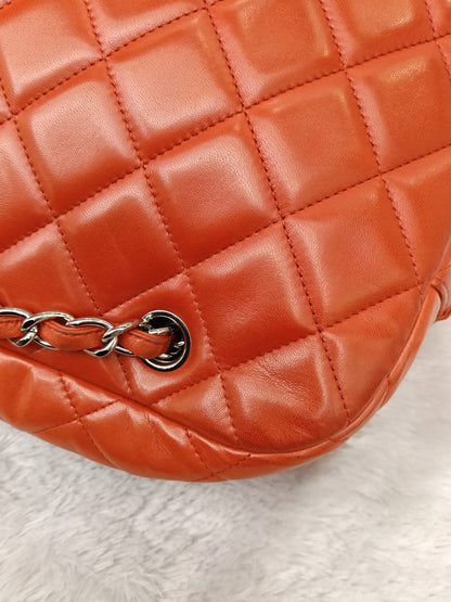 Chanel Camera Lamb Red Coral SHW #15