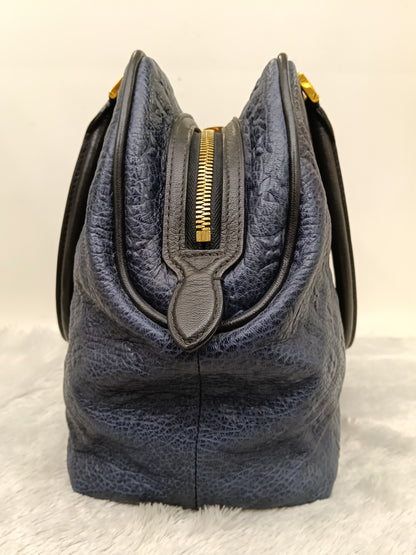 LV Blocks Zipped Tote Monogram Marine Noir 2011
