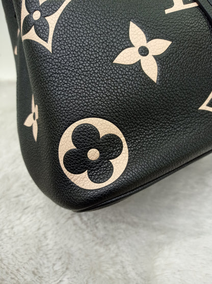 LV Neo Noe MM Monogram Empreinte Noir Creme (CHIP)