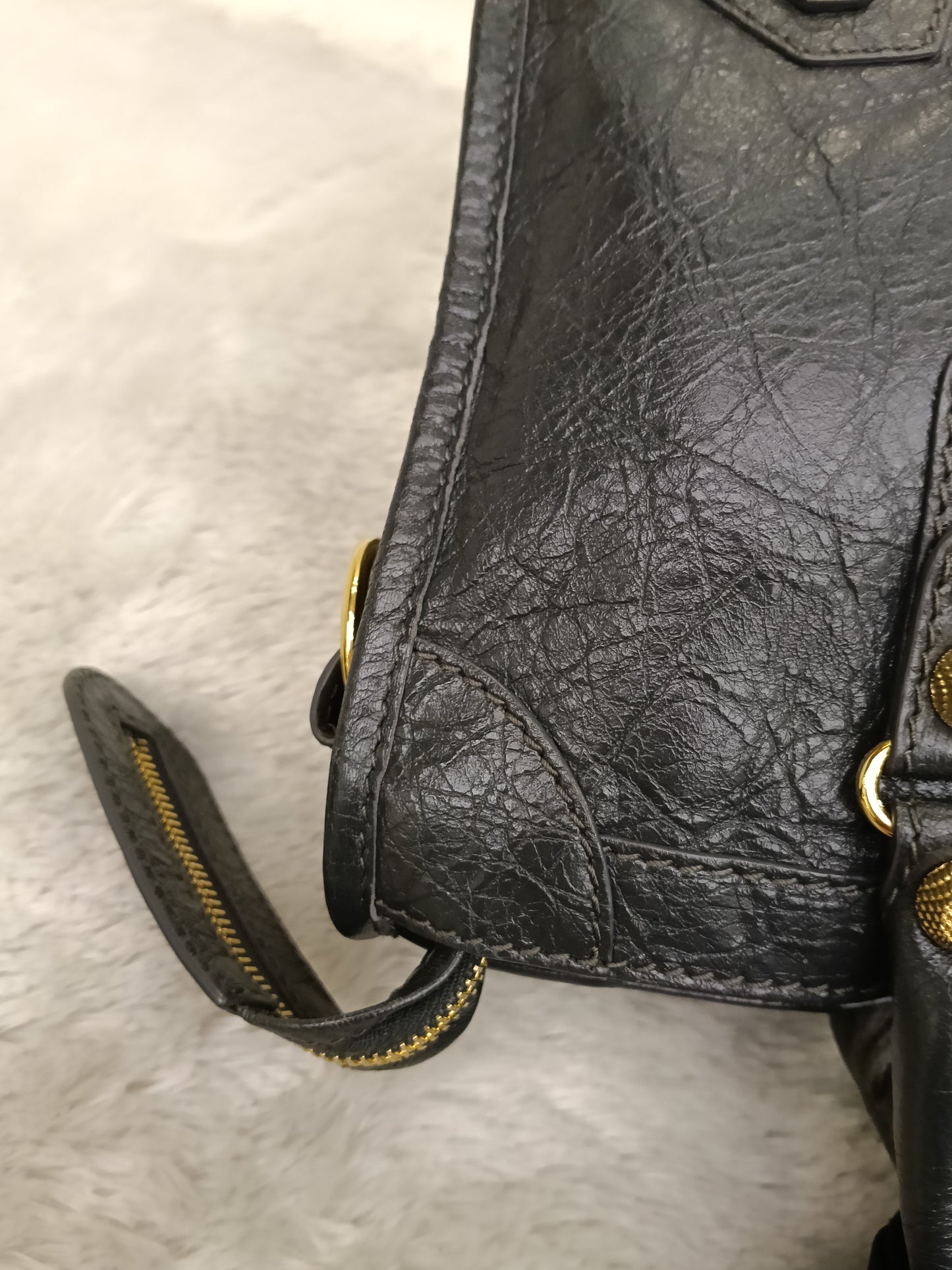 Balenciaga Small City Giant Grey GHW 2016