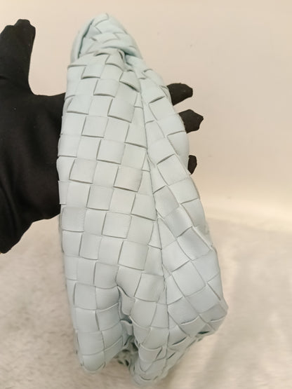 Bottega Veneta Teen Jodie Light Blue GHW