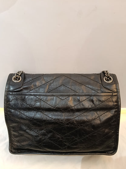 YsL Niki Medium Calfskin Black RHW 2019