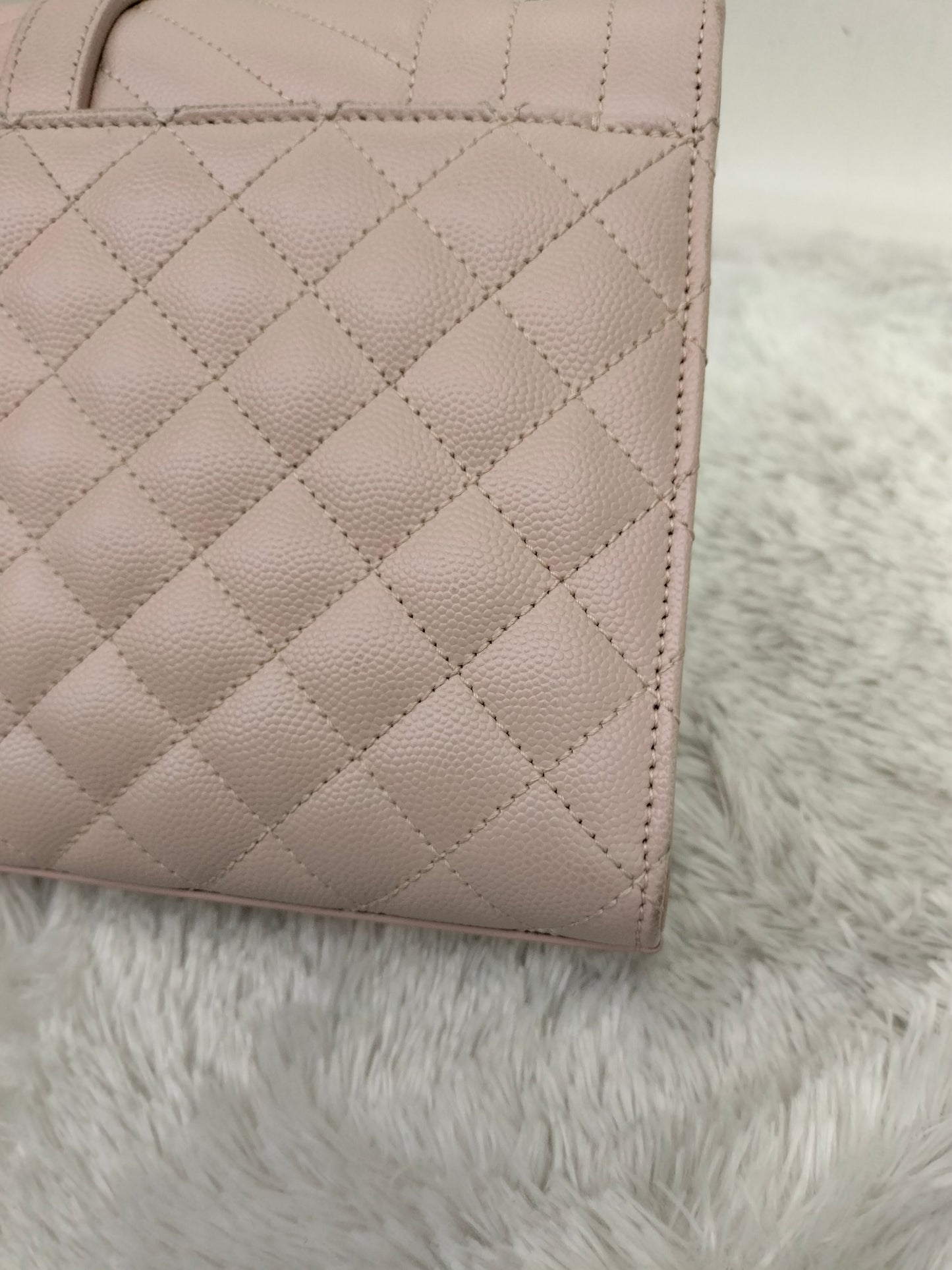YsL Envelope Medium Grained Marble Pink SHW 2018