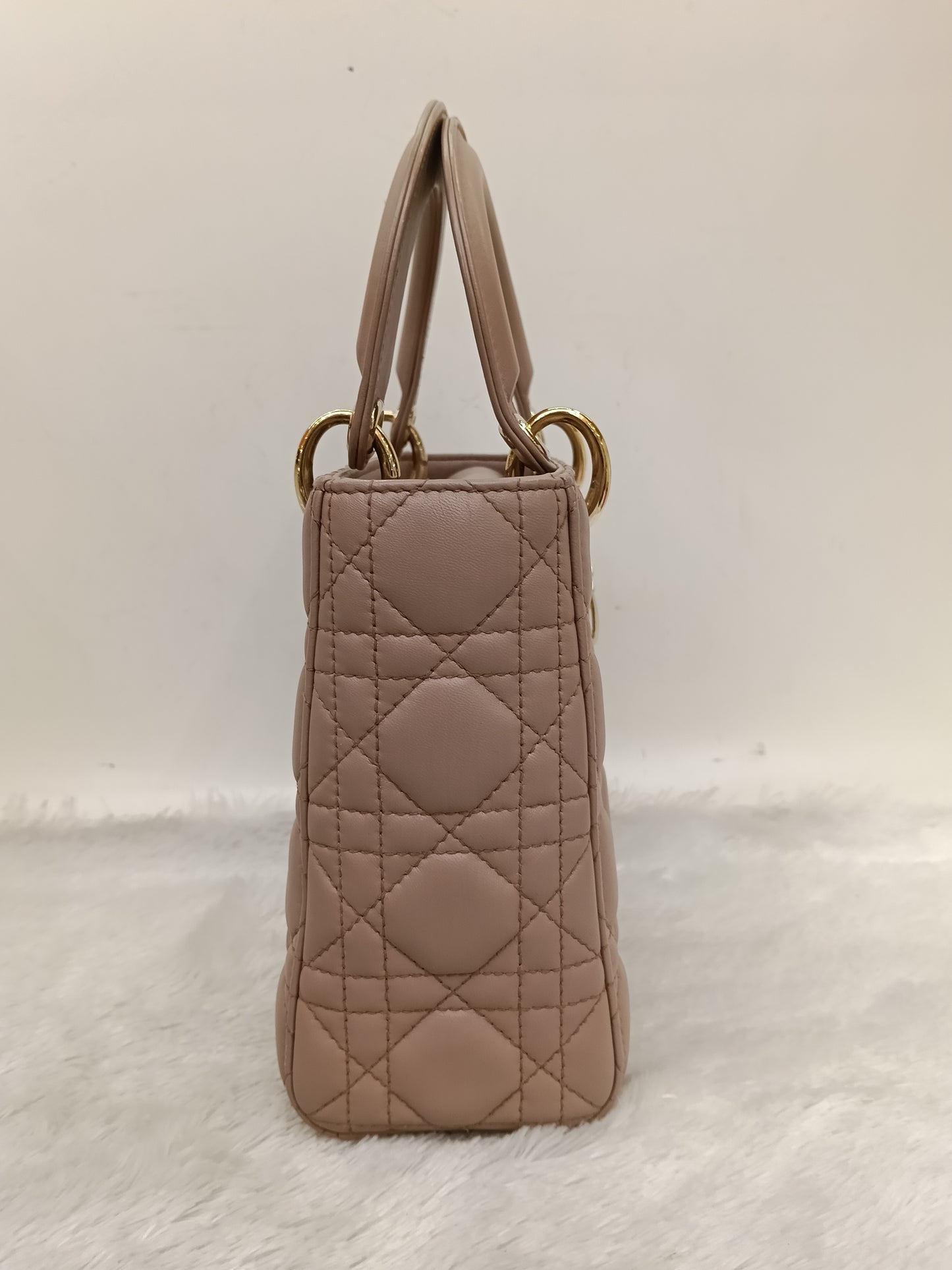 Lady Dior Small Lamb Fard GHW 2019