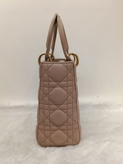 Lady Dior Small Lamb Fard GHW 2019