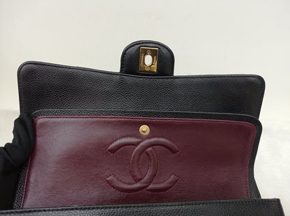 Chanel Medium Caviar Black GHW DF #21