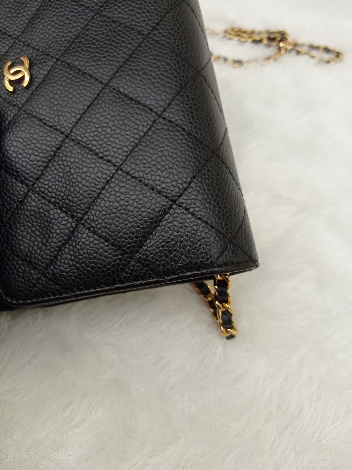 Chanel WOC Caviar Black GHW #27