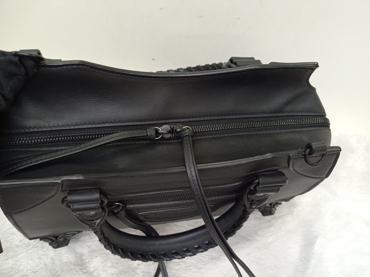 Balenciaga Neo City Classic Small Calfskin All Black 2020