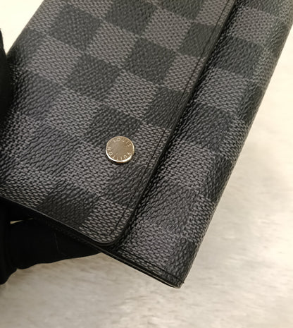 LV Portefeuille Long Modulable Wallet Graphite