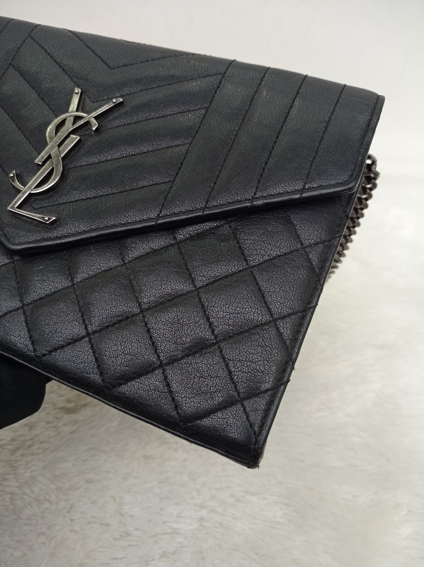 YsL WOC 22 Monogram Calfskin Black RHW 2016