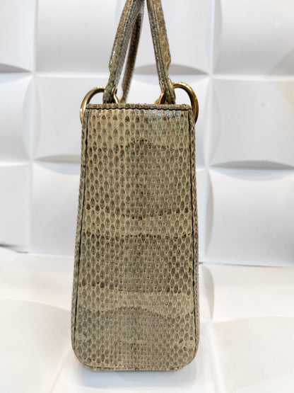 Lady Dior Small Python GHW 2018