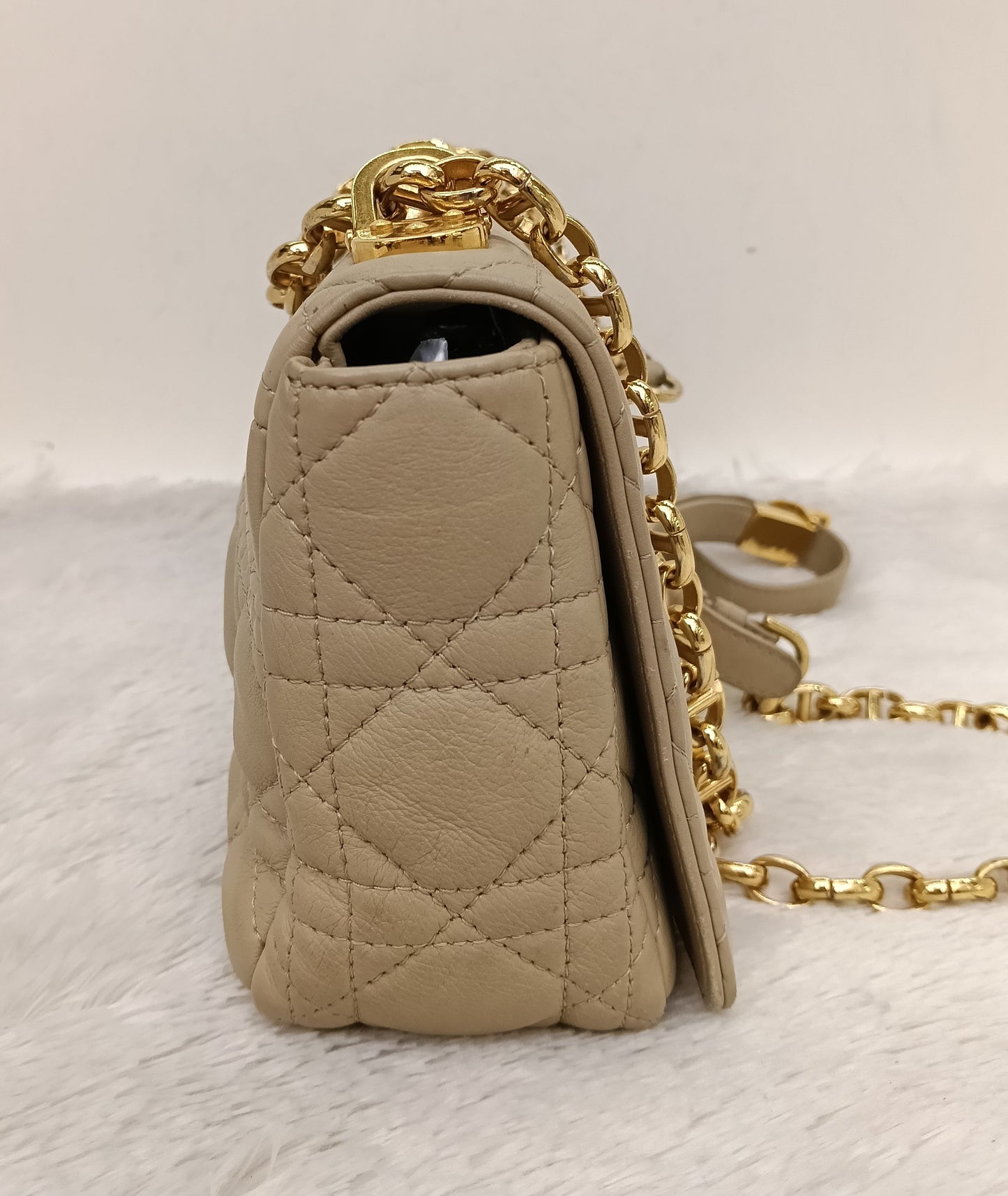 Dior Caro Small Beige GHW 2020