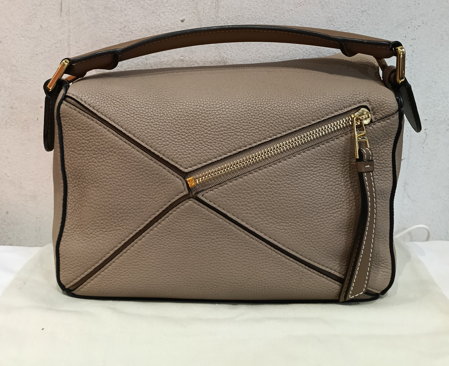 Loewe Puzzle Small Grained Sand Mink GHW 2020