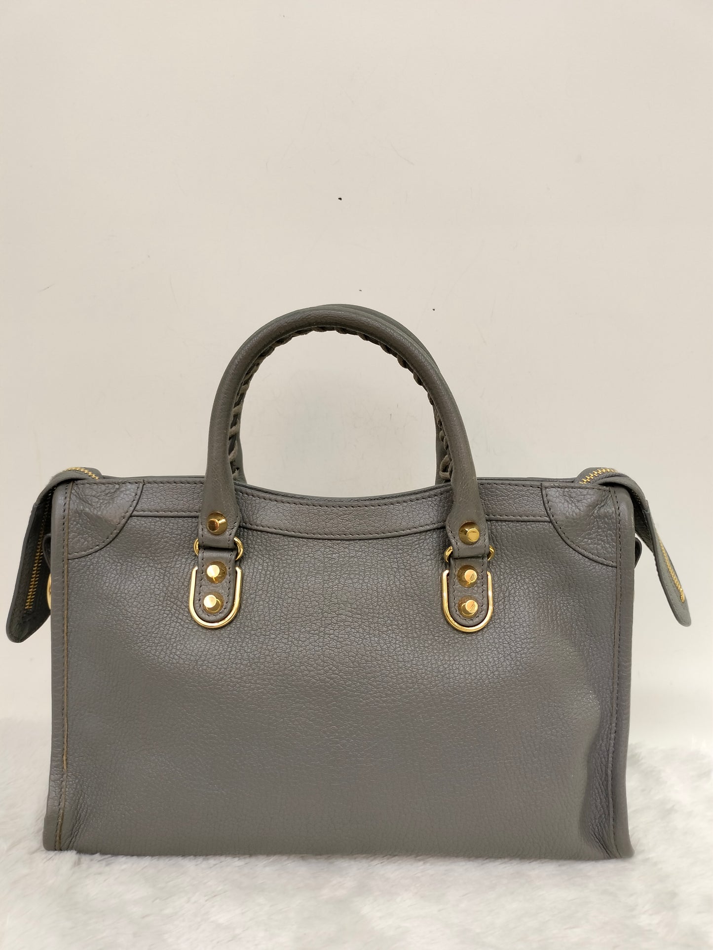 Balenciaga Small City Edge Dark Grey GHW