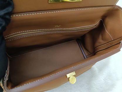 Hermes 2424 29 Fauve Barenia Faubourg GHW #D