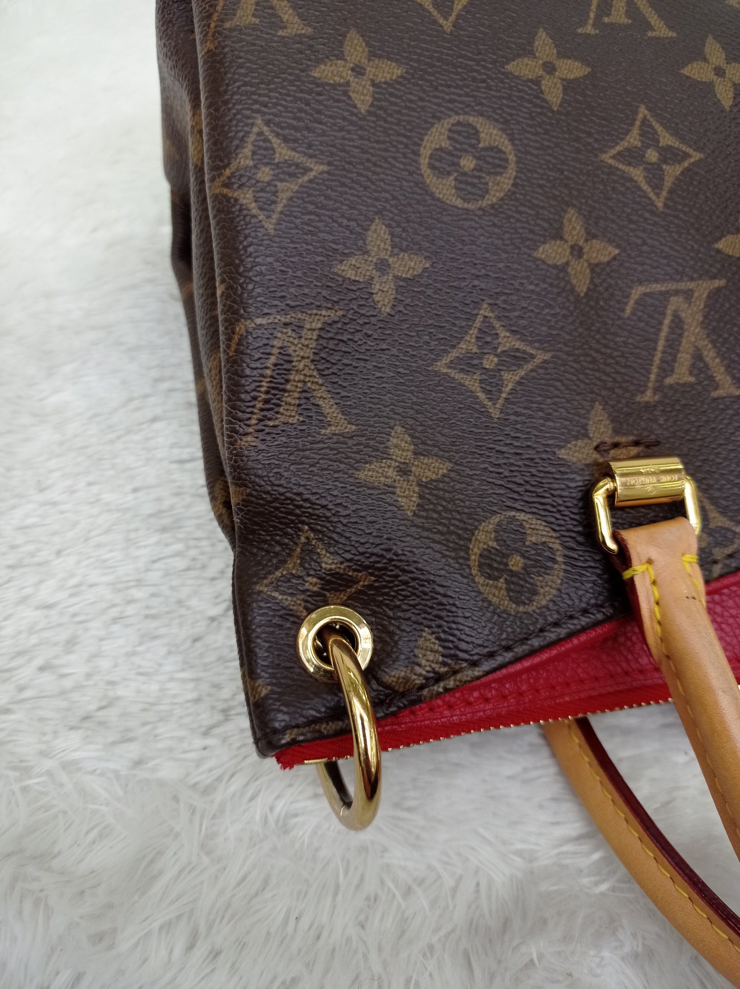 LV Pallas BB Monogram Cerise