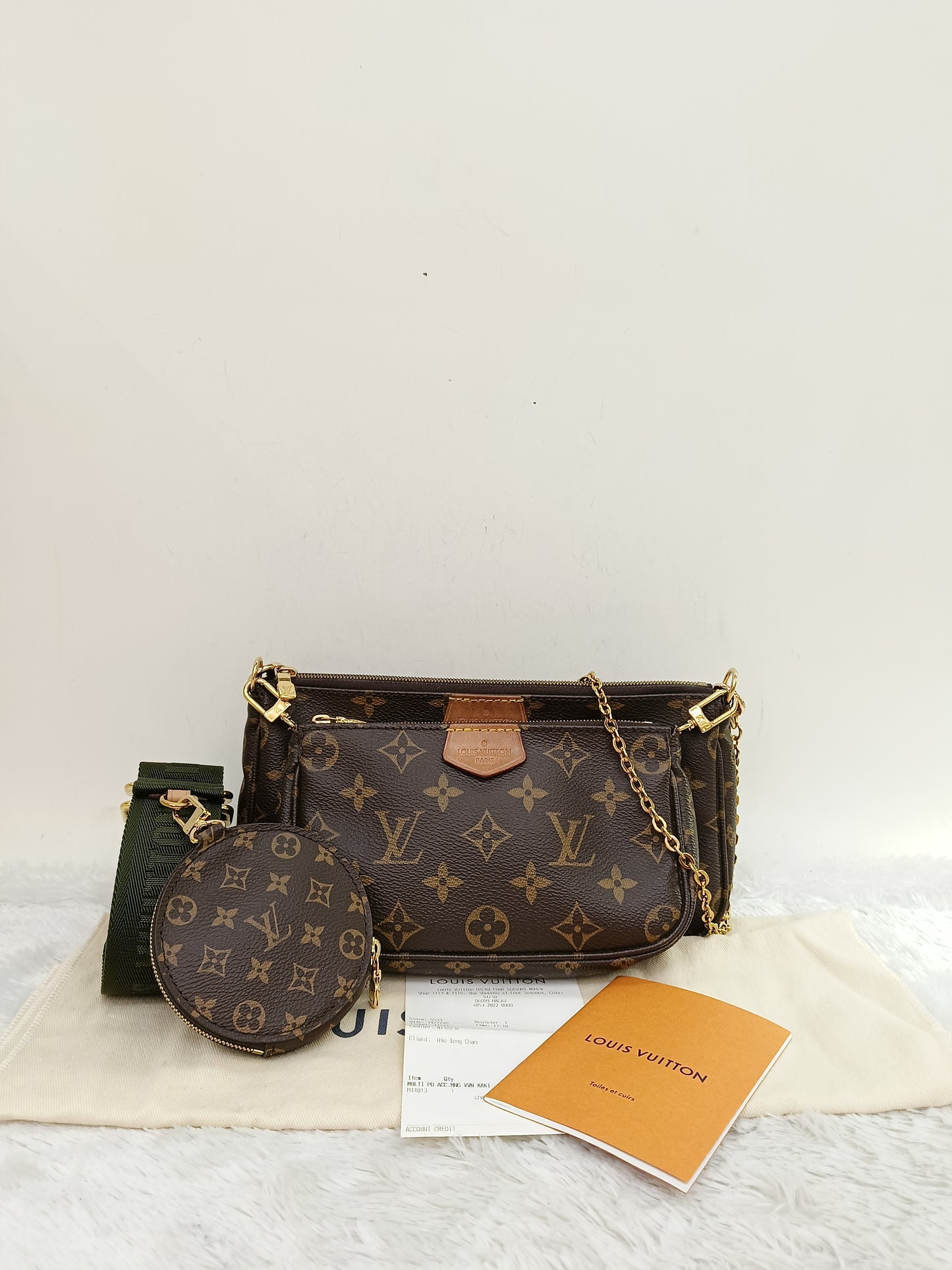 LV Multi Pochette Monogram Khaki 2020