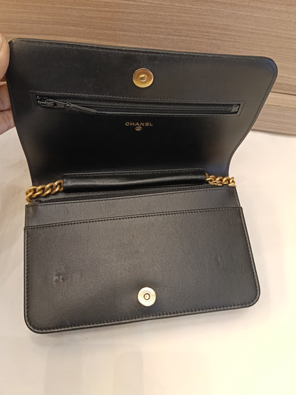 Chanel Boy WOC Caviar Black GHW #30
