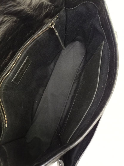 YsL Niki Medium Calfskin Black RHW 2018