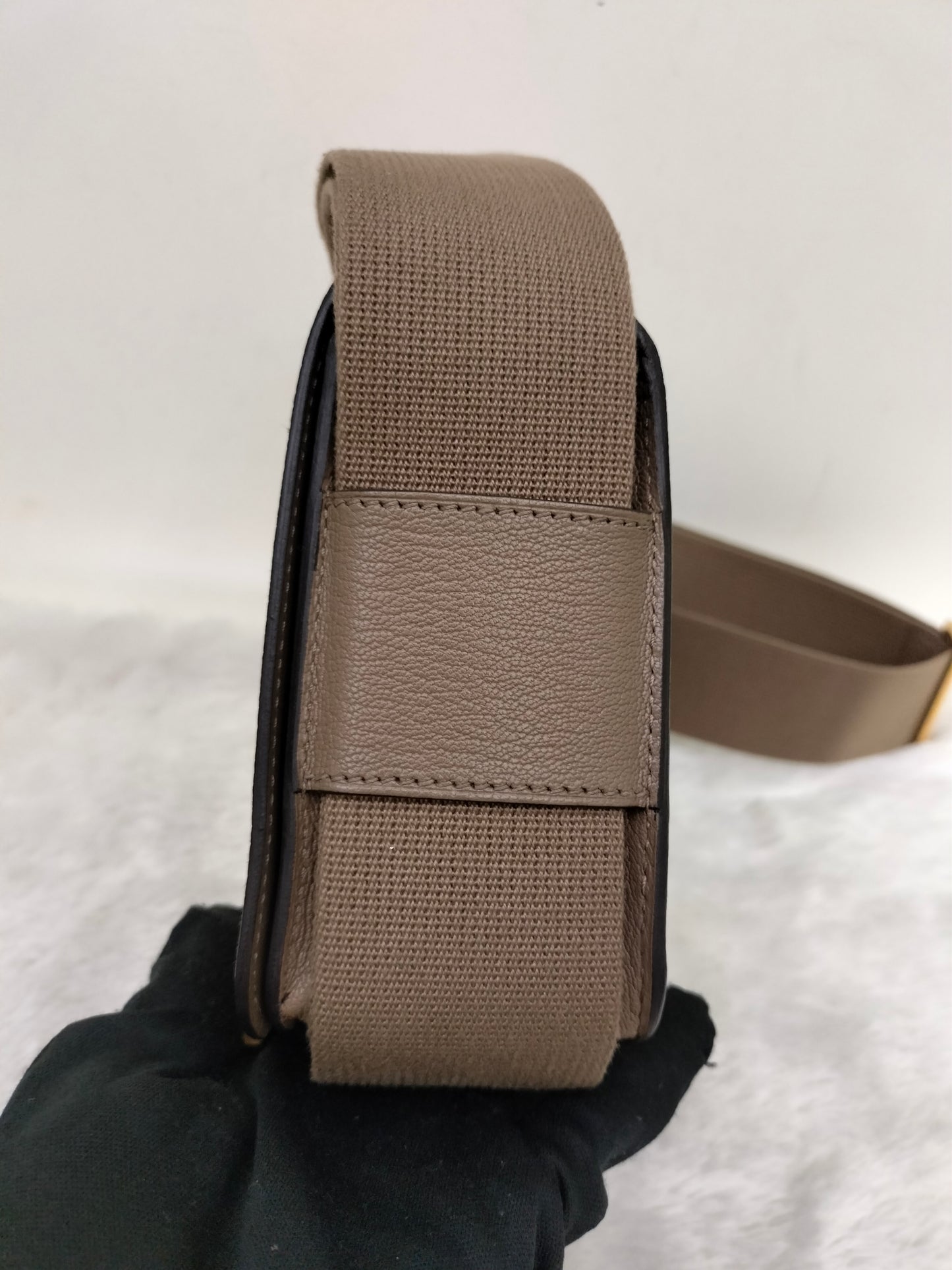 Hermes Geta Chevre Etoupe GHW #U