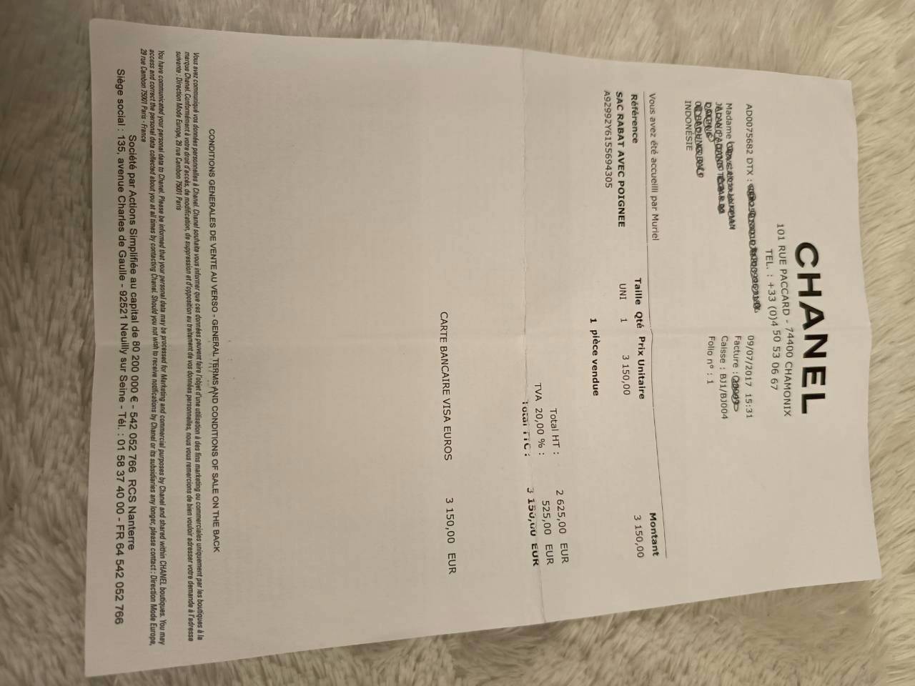 Chanel Coco Handle Large Caviar Black GHW #24