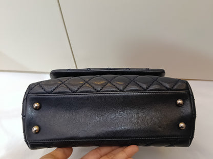 Chanel Coco Handle Small Caviar Dark Navy RHW #21
