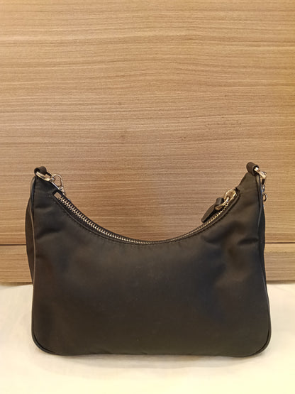 Prada Re Edition Multi Pochette Nylon Black SHW